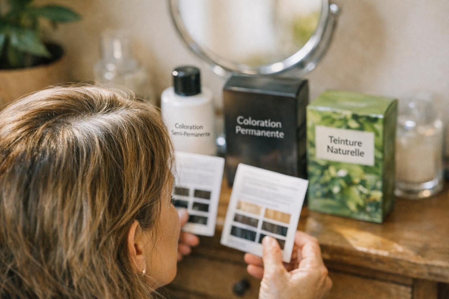 découvrez comment couvrir efficacement les racines de cheveux blancs à la maison en choisissant la coloration adaptée à votre type de cheveux et à vos besoins.