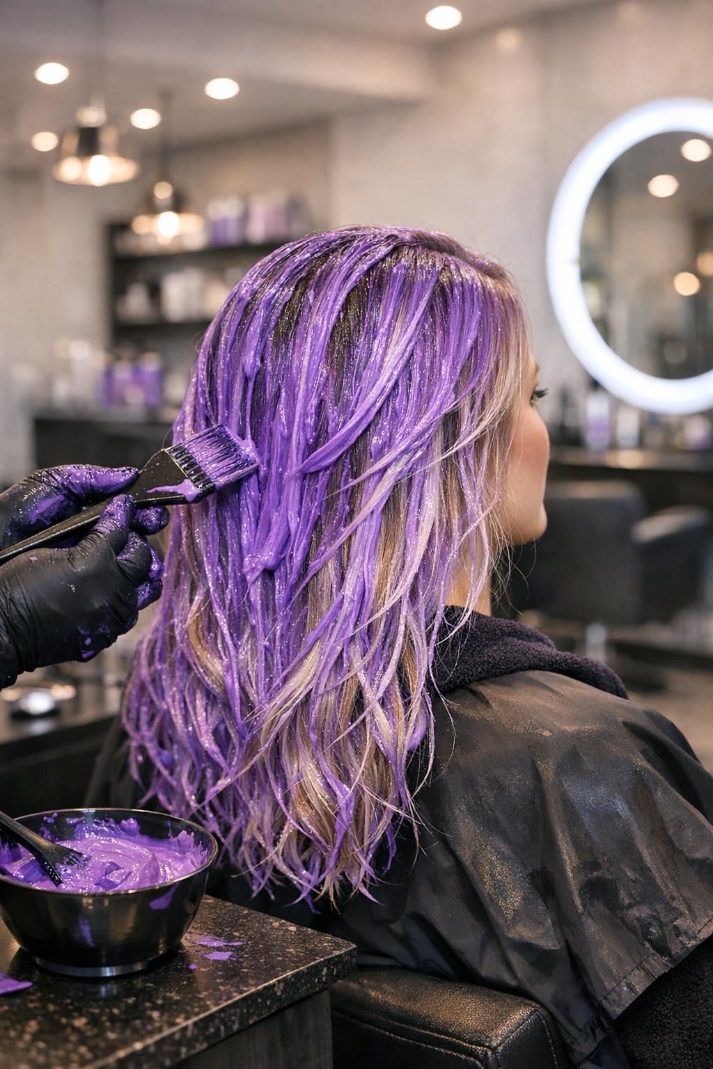 découvrez comment réaliser une patine efficace sur cheveux méchés ou blancs pour éliminer les reflets jaunes et obtenir une couleur éclatante et naturelle.